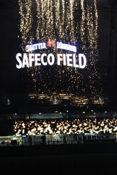 Fireworks night at Safeco Field, Seattle WA. (June 27, 2014)